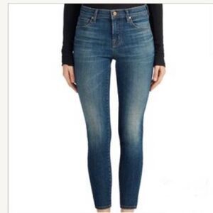 J Brand Skylight Medium Wash Stretch Skinny Capri Jeans 25